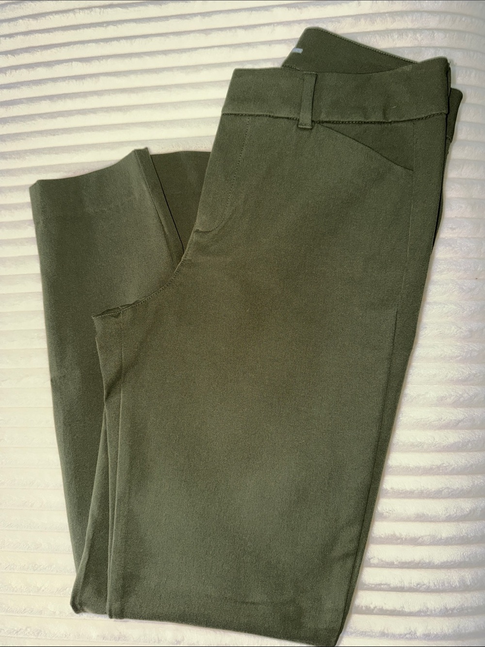 Old Navy Women Olive Green Pixie Ankle Pants